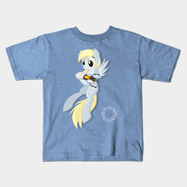 Aperture Derpy Kids T-Shirt by Natsu714